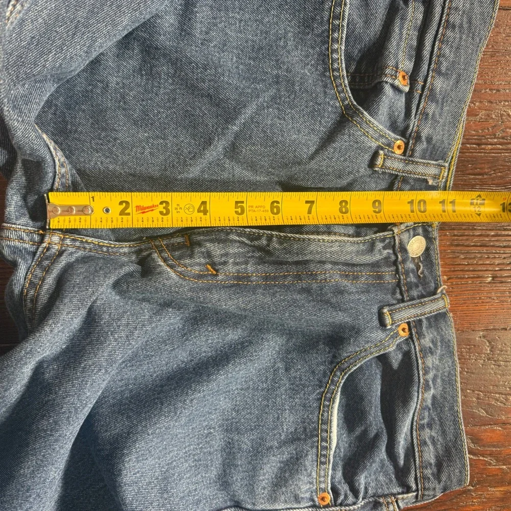 Levis 505 Regular Fit Jeans Mens 34x32‎ Blue Medium Wash Straight Leg Denim